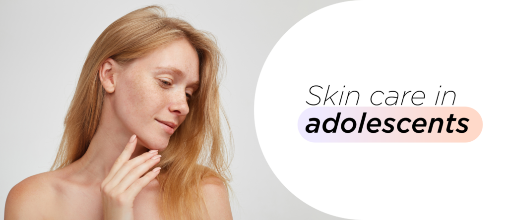 adolescents skin care. Cosmetics